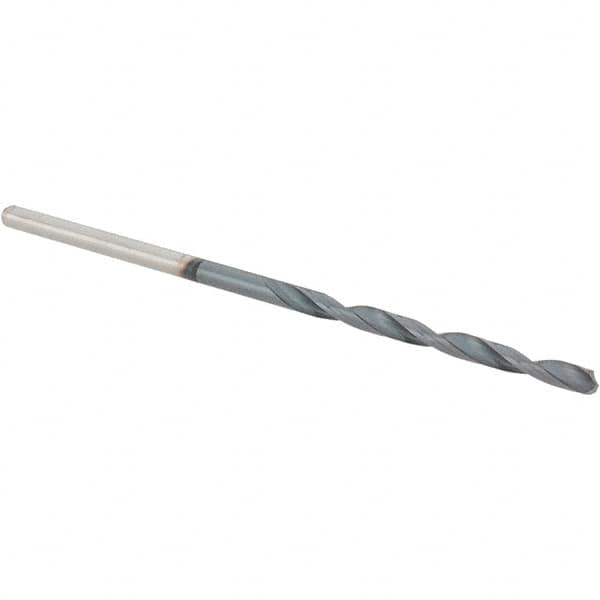 SGS - #54 118° Solid Carbide Jobber Drill - AlTiN Finish, Right Hand Cut, Spiral Flute, Straight Shank, 1-1/2" OAL, Four Facet Point - Americas Industrial Supply