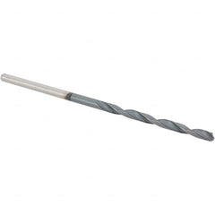 SGS - #54 118° Solid Carbide Jobber Drill - AlTiN Finish, Right Hand Cut, Spiral Flute, Straight Shank, 1-1/2" OAL, Four Facet Point - Americas Industrial Supply