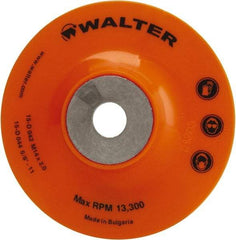 WALTER Surface Technologies - 4-1/2" Diam Disc Backing Pad - 5/8-11 Thread - Americas Industrial Supply