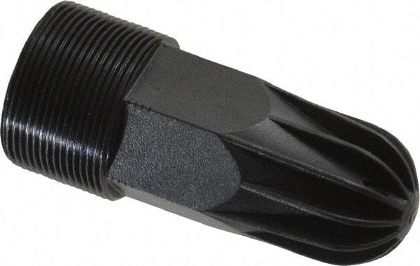 Guardair - Blow Gun Safety Rubber - 1/4 NPT, 1-3/4" Hose Length, Zinc - Americas Industrial Supply