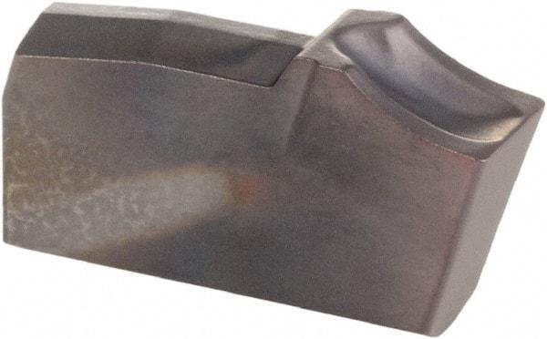 Kennametal - A23 CM KCU25 Grade, 0.118" Cutting Width, Carbide Cutoff Insert - 0° Neutral Lead Angle, 0.008" Cnr Rad, AlTiN Coated, Single End - Americas Industrial Supply