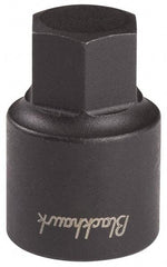 Blackhawk by Proto - 3/8" Drive, 1/2" Impact Hex Bit Socket - 3-1/2" OAL - Americas Industrial Supply