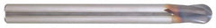 Niagara Cutter - 12mm Diam, 12mm LOC, 2 Flute Solid Carbide Ball End Mill - AlTiN Finish, Single End, 100mm OAL, 12mm Shank Diam, Spiral Flute - Americas Industrial Supply