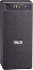 Tripp-Lite - 15 Amp, 500 VA, Tower Mount Line Interactive Backup Uninterruptible Power Supply - Backup 5.4 min with Full Load & 11 min with Half Load, 120 VAC Input & Output, 300 Watt Output, 1 Phases, 6 Outlets - Americas Industrial Supply