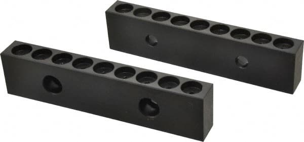 Mitee-Bite - 47.75mm High x 200mm Long x 25.4mm Wide Jaw Set - For Use with Mitee-Bite VersaGrips - Americas Industrial Supply