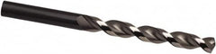 Guhring - 9.9mm 130° High Speed Steel Jobber Drill - Bright Finish, Right Hand Cut, Parabolic Flute, 133mm OAL, Cone Relief Point - Americas Industrial Supply
