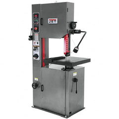 Jet - 14 Inch Throat Capacity, Variable Speed Pulley Vertical Bandsaw - 82 to 330 SFPM, 1 HP, Single Phase - Americas Industrial Supply