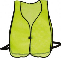 NMC - One Size Fits Most High Visibility Lime Mesh General Purpose Vest - Hook & Loop Closure, Polyester - Americas Industrial Supply