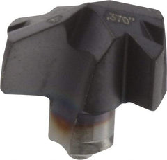 Iscar - Series ICP, 0.37" Diam Grade IC908 140° Replaceable Drill Tip - Carbide, TiAlN Finish, 9 Seat Size, Through Coolant - Americas Industrial Supply