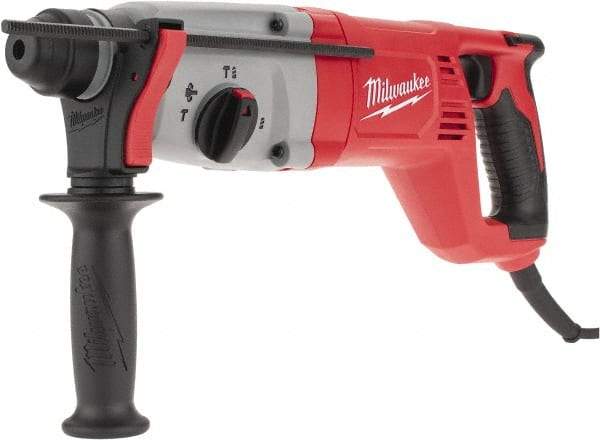 Milwaukee Tool - 120 Volt 1" SDS Plus Chuck Electric Rotary Hammer - 0 to 5,625 BPM, 0 to 1,500 RPM - Americas Industrial Supply