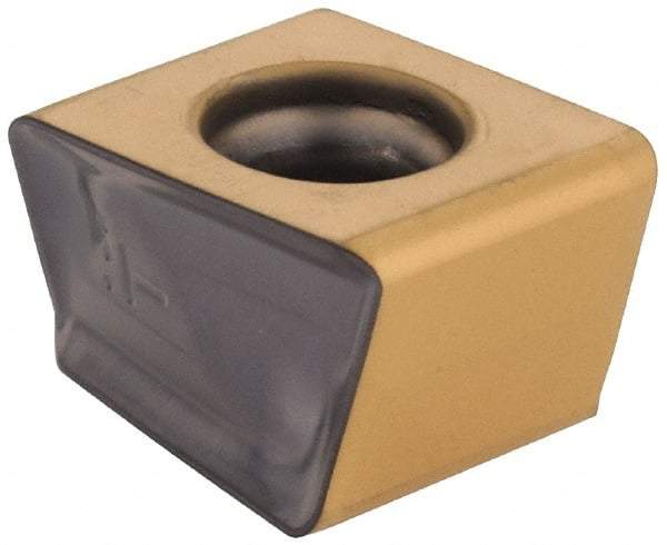 Iscar - HTP LNHT1006 Grade IC830 Carbide Milling Insert - TiAlN/TiN Finish, 0.3909" Thick, 1mm Corner Radius - Americas Industrial Supply