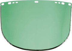 Jackson Safety - Green Acetate Face Shield - 9" High x 15-1/2" Wide x 1.01mm Thick, Compatible with Jackson 170-B Headgear - Americas Industrial Supply