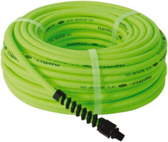 Legacy - 1/4" ID x 0.46" OD 50' Long Multipurpose Air Hose - MNPT x MNPT Ends, 300 Working psi, 150°, 1/4" Fitting, Green - Americas Industrial Supply