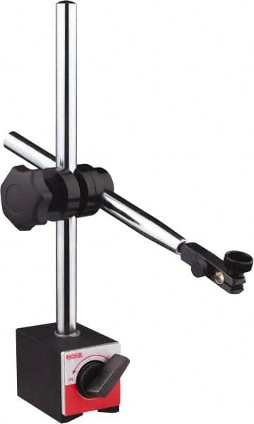 SPI - 117mm Long x 2" Wide x 55mm High Magnetic Indicator Base with On/Off Switch - 100 Kg Magnetic Pull, 350mm Rod Length - Americas Industrial Supply