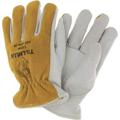 TILLMAN - Welder's & Heat Protective Gloves - LVL2 BRWN LRG 1/PR COWHIDE LTHR DRIVER GLV - Americas Industrial Supply