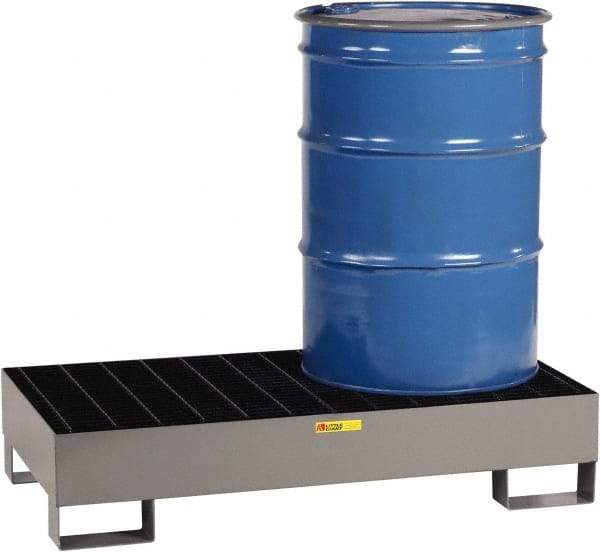Little Giant - 33 Gal Sump Capacity, Steel Platform - Low Profile - 26" Long x 51" Wide x 10-1/2" High, 2,000 Lb Capacity - Americas Industrial Supply