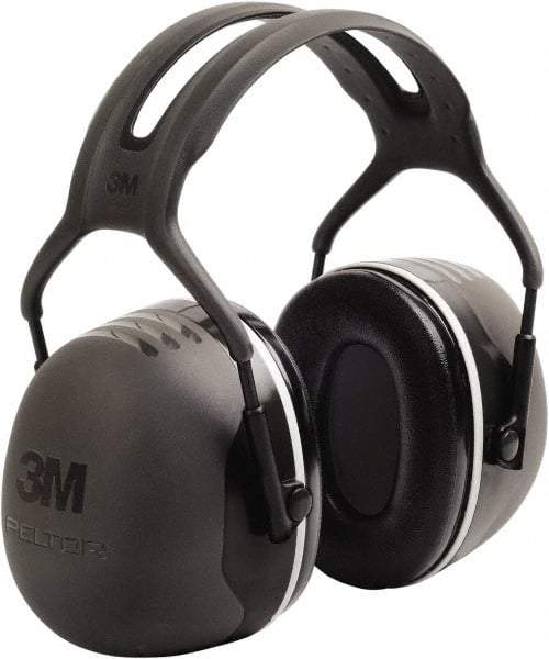 3M - Over the Head Black Foam Cushion Earmuffs - 31 NRR Rating, Adjustable Headband - Americas Industrial Supply