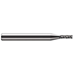 Harvey Tool - Square End Mills; Mill Diameter (Decimal Inch): 0.0880 ; Length of Cut (Decimal Inch): 0.2640 ; Material: Solid Carbide ; Finish/Coating: Uncoated ; Shank Diameter (Inch): 1/8 ; Single or Double End: Single - Exact Industrial Supply
