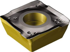 Sandvik Coromant - 490R140412 PM Grade 3330 Carbide Milling Insert - TiCN/Al2O3/TiN Finish, 4mm Thick, 14mm Inscribed Circle, 1.2mm Corner Radius - Americas Industrial Supply