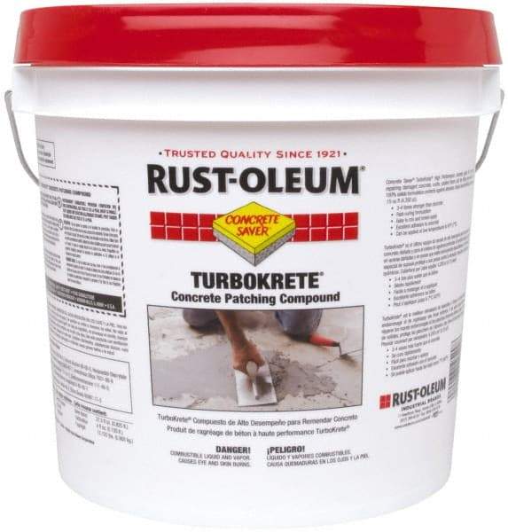 Rust-Oleum - 2 Gal Pail Filler/Repair Compound - Gray, 6.5 Sq Ft/Gal Coverage - Americas Industrial Supply