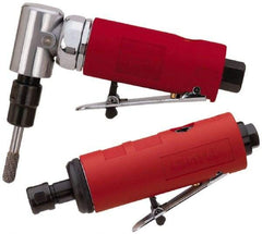 Sioux Tools - 1/4" Collet, Straight Handle, Air Die Grinder Set - 22,000 RPM, 4 CFM - Americas Industrial Supply