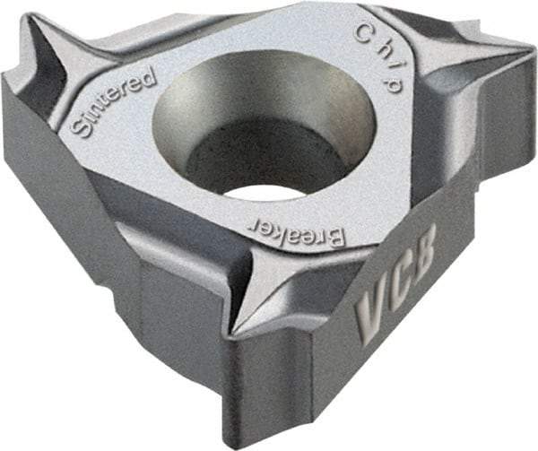 Vargus - 3JER External Right Hand 12 UNJ Laydown Threading Insert - Grade VCB, TiAlN Coated Carbide, 9.53mm Inscribed Circle - Americas Industrial Supply