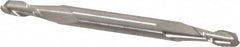 Cleveland - 5/32", 7/16" LOC, 3/16" Shank Diam, 2-1/4" OAL, 2 Flute, High Speed Steel Square End Mill - Double End, Uncoated, Spiral Flute, 30° Helix, Centercutting, Right Hand Cut, Right Hand Flute, Series HMD-2 - Americas Industrial Supply