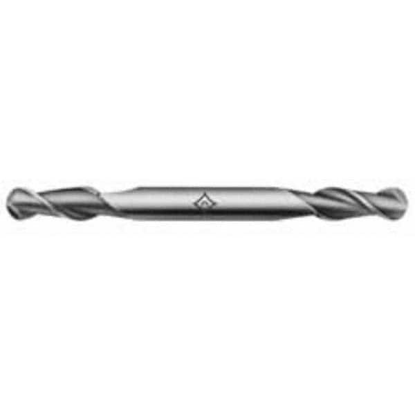 Cleveland - 3/32" Diam, 9/32" LOC, 2 Flute High Speed Steel Ball End Mill - Americas Industrial Supply
