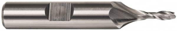 Square End Mill: 15/16'' Dia, 1-1/2'' LOC, 7/8'' Shank Dia, 4-1/8'' OAL, 2 Flutes, High Speed Steel Single End, TiN Finish, Spiral Flute, Centercutting, RH Cut, RH Flute, Series HG-2