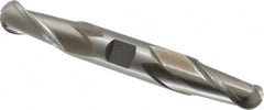 Cleveland - 3/4" Diam, 1-5/16" LOC, 2 Flute High Speed Steel Ball End Mill - Uncoated, Double End, 5-5/8" OAL, 3/4" Shank Diam, Spiral Flute - Americas Industrial Supply