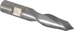 Cleveland - 5/8" Diam, 1-5/16" LOC, 2 Flute, 90° Point Angle, High Speed Steel Drill Mill - TiCN Finish, 3-7/16" OAL, 5/8" Shank Diam - Americas Industrial Supply