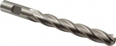 Cleveland - 5/8" Diam, 4" LOC, 4 Flute High Speed Steel Ball End Mill - Uncoated, Single End, 6-1/8" OAL, 5/8" Shank Diam, Spiral Flute - Americas Industrial Supply