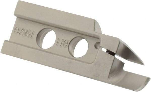 Iscar - 3mm Groove Width, 9mm Max Depth of Cut, Right Hand Cut, HGAI Indexable Grooving Blade - Series Heliface - Americas Industrial Supply