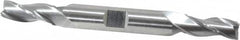 Cleveland - 5/16", 3/4" LOC, 3/8" Shank Diam, 3-1/2" OAL, 3 Flute, High Speed Steel Square End Mill - Double End, Uncoated, Spiral Flute, 30° Helix, Centercutting, Right Hand Cut, Right Hand Flute, Series HD-3 - Americas Industrial Supply