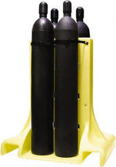 Enpac - Gas Cylinder Carts, Racks, Stands & Holders Type: Four Cylinder Floor Stand Rack Fits Cylinder Diameter: 11-3/8 (Inch) - Americas Industrial Supply