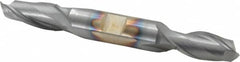 Cleveland - 9/16", 1-3/8" LOC, 5/8" Shank Diam, 5" OAL, 4 Flute, Cobalt Square End Mill - Americas Industrial Supply