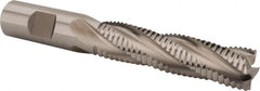 Cleveland - 3/4" Diam, Coarse Pitch, 3" LOC, 4 Flute Powdered Metal Roughing Square End Mill - Uncoated, 5-1/4" OAL, 3/4" Shank Diam, Single End, 30° Helix - Americas Industrial Supply