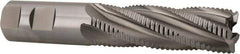 Cleveland - 1" Diam, Coarse Pitch, 3" LOC, 5 Flute Powdered Metal Roughing Square End Mill - Uncoated, 5-1/2" OAL, 1" Shank Diam, Single End, 30° Helix - Americas Industrial Supply
