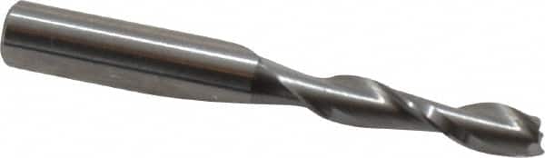 Onsrud - 3/16" Cutting Diam x 3/4" Length of Cut, 2 Flute, Upcut Spiral Router Bit - Uncoated, Right Hand Cut, Solid Carbide, 2" OAL x 1/4" Shank Diam, Double Edge, 30° Helix Angle - Americas Industrial Supply