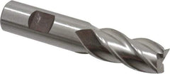Cleveland - 3/4", 1-5/8" LOC, 3/4" Shank Diam, 3-7/8" OAL, 4 Flute, Powdered Metal Square End Mill - Single End, Uncoated, Spiral Flute, 37° Helix, Centercutting, Right Hand Cut, Right Hand Flute, Series PM-4 - Americas Industrial Supply