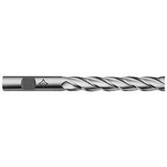 Cleveland - 5/8", 4" LOC, 5/8" Shank Diam, 6-1/8" OAL, 4 Flute, Cobalt Square End Mill - Americas Industrial Supply