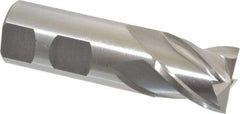 Cleveland - 1", 1" LOC, 1" Shank Diam, 3-1/2" OAL, 4 Flute, Powdered Metal Square End Mill - Single End, Uncoated, Spiral Flute, 37° Helix, Centercutting, Right Hand Cut, Right Hand Flute, Series PM-4 - Americas Industrial Supply