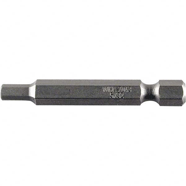 Wiha - 5/32" Power Bit - 1/4" Drive, 2" OAL - Americas Industrial Supply