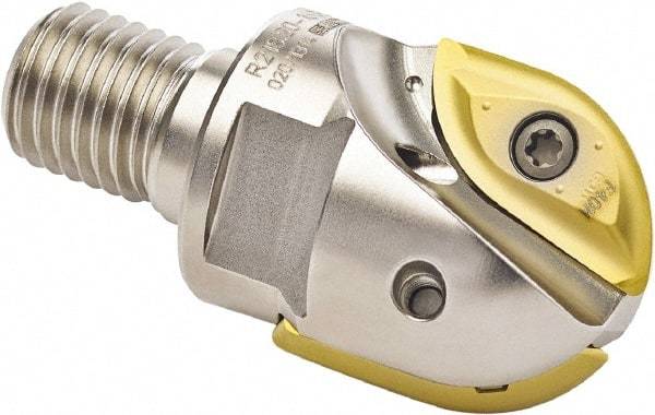 Seco - 19.99mm Cut Diam, 18.01mm Max Depth of Cut, Indexable Ball Nose End Mill - 35mm Head Length, M12 Modular Connection, R218.20 Toolholder, 218.20 100 Insert - Americas Industrial Supply