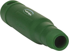Vikan - 6-1/2 x 1-5/32" Polypropylene Squeegee Handle - European Threaded Connection, Green - Americas Industrial Supply