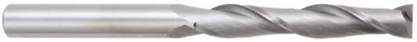 OSG - 1/2", 3" LOC, 1/2" Shank Diam, 6" OAL, 2 Flute, Solid Carbide Square End Mill - Single End, TiCN Finish, Spiral Flute, 30° Helix, Centercutting, Right Hand Cut, Right Hand Flute, Series 482 - Americas Industrial Supply