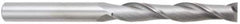 OSG - 1/2", 3" LOC, 1/2" Shank Diam, 6" OAL, 2 Flute, Solid Carbide Square End Mill - Single End, TiCN Finish, Spiral Flute, 30° Helix, Centercutting, Right Hand Cut, Right Hand Flute, Series 482 - Americas Industrial Supply