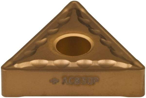 Sumitomo - TNMG544 EMU Grade AC820P Carbide Turning Insert - 60° Triangle, 5/8" Inscr Circle, 1/4" Thick, 1/16" Corner Radius - Americas Industrial Supply