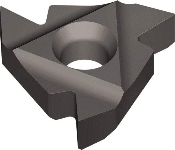 Vargus - 3EL External Left Hand 8 UNR Laydown Threading Insert - Grade VTX, TiAlN Coated Carbide, 9.53mm Inscribed Circle - Americas Industrial Supply