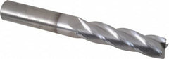 OSG - 1/2", 2" LOC, 1/2" Shank Diam, 4" OAL, 4 Flute, Solid Carbide Square End Mill - Single End, TiCN Finish, Spiral Flute, 30° Helix, Centercutting, Right Hand Cut, Right Hand Flute, Series 464 - Americas Industrial Supply